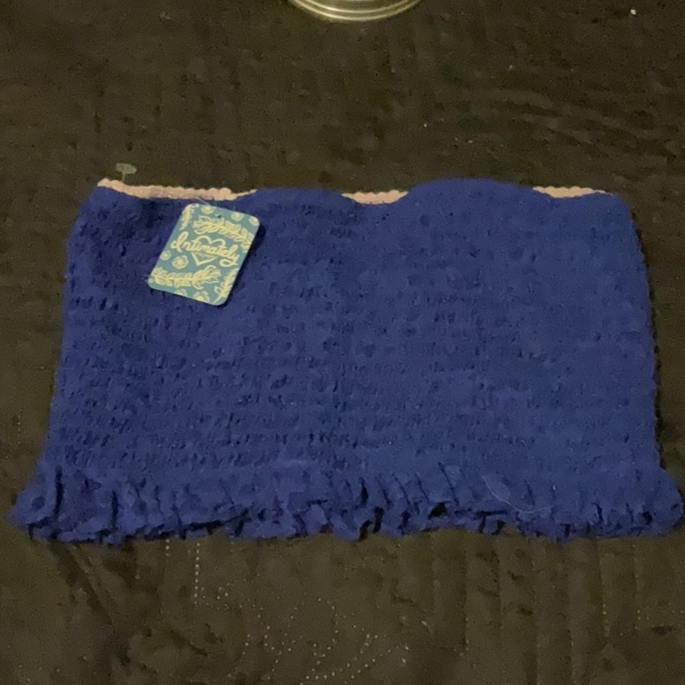 NWT Free People‎ intimately Cobalt Blue Bandeau top women’s Medium
